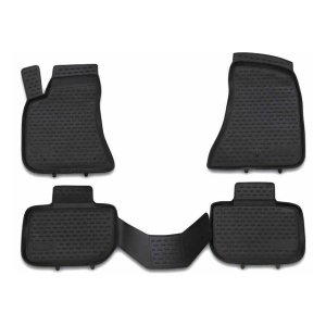 Dodge Charger Floor Mats - Omac - Rubber TPE 4 Pcs - Black - '11-'21